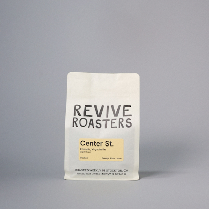 Revive Roasters coffee roaster in Stockton, California - specialty coffee and artisan roasted beans