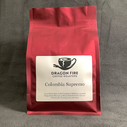 Dragon Fire Coffee Roasters, Inc. coffee roaster in Warrenville, Illinois - specialty coffee and artisan roasted beans