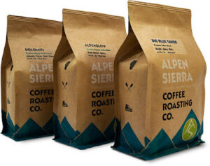Alpen Sierra Coffee Roasting Co. coffee roaster near Reno, Nevada - specialty coffee and local roastery