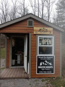 Greater Heights Coffee Roasters LLC coffee roaster near Slippery Rock, Pennsylvania - specialty coffee and local roastery