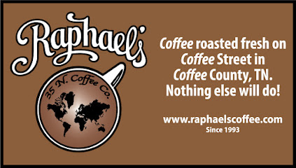 Raphael’s Roastery coffee roaster in Tullahoma, Tennessee - specialty coffee and artisan roasted beans