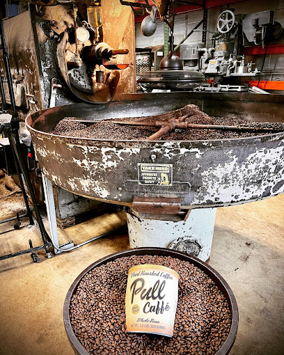 Pull Caff’e Coffee Roasters and Wood Fired Bakery coffee roaster - specialty coffee beans and local coffee shop